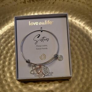 Silver Sisters Charm Bracelet